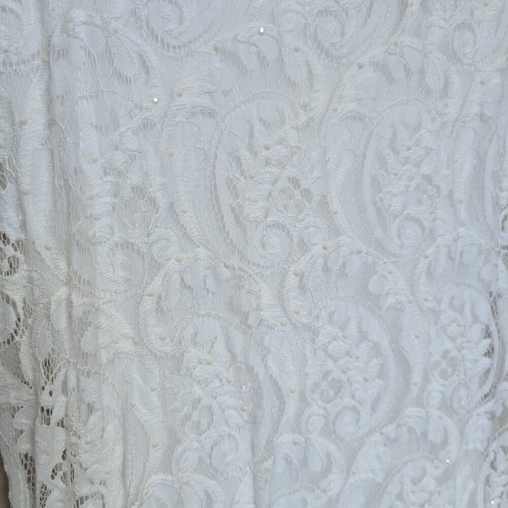 Clarisse lace wedding skirt 0 triple lined - Picture 2 of 12